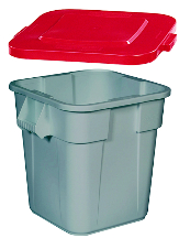 DOLLY SQUARE FOR RECYCLE CONTAINERS #3526-GY - Janitorial Carts & Caddies